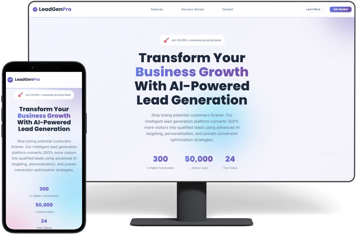 Lead Generation Website Design